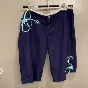 Billabong Australia knee length board shorts. Navy blue